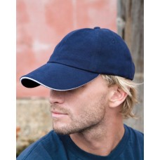 Memphis Brushed Cotton Peak Cap